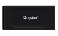 KINGSTON 1 TB XS1000 EXTERNAL SSD, USB-A + USB-C 3.2 GEN2 (BLACK)