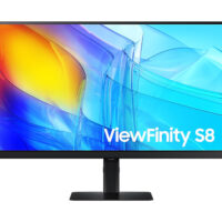 SAMSUNG S27D804E 27" 16:9 3840X2160 IPS, 5MS, 350NITS, 60HZ, HDR10, SRGB 99%, HAS/SWIVEL/PIVOT/TILT, HDMI/DP, USB3 HUB, VESA 100, HDMI CABLE