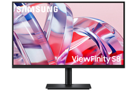 SAMSUNG S32H804E 32" 16:9 3840X2160 VA, 5MS, 350NITS, 60HZ, HDR10, SRGB 99%, HAS/SWIVEL/PIVOT/TILT, HDMI/DP, USB3 HUB, VESA 100, HDMI + DP CABLE IN BOX