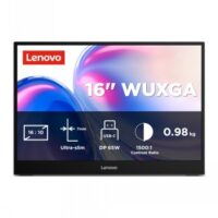 LENOVO L16 16.0WUXGA 60HZ IPS/USB-C MOBILE MONITOR